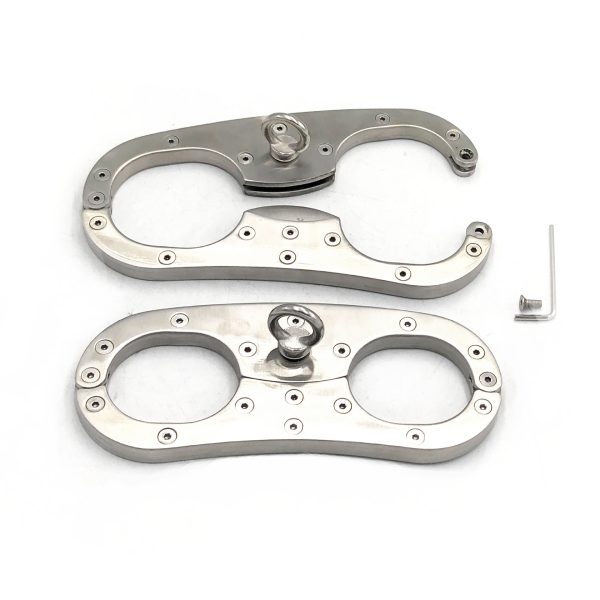 YoKoNex Classical Heavy-Duty All-Metal Hand Shackles — Vintage Aesthetics for the Ultimate Restraint Experience - Image 4